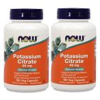 カリウムクエン酸塩 99mg ナウフーズ 180錠 2個セット NOW FOODS Potassium Citrate 99 mg 180 Capsules 2set