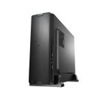 恵安 KEIAN KX-M01 PCケース ブックタイプ (縦置き) スリム パソコン デスクトップ MicroATX/ITX対応 300W 電源内蔵 ヘアライン加工