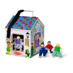 ショッピングmelissa 【並行輸入品】Melissa & Doug Doorbell House Wooden Toy | Wooden Toys | Busy Boa