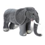【並行輸入品】メリッサ＆ダグ象のぬいぐるみ （並行輸入） Melissa & Doug Giant Elephant   Lifelike St