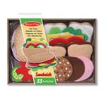 ショッピングmelissa 【並行輸入品】Melissa & Doug Felt Food   Sandwich Set Melissa & Doug Felt Food