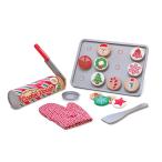 【並行輸入品】メリッサ&ダグスライスand Bake木製クリスマスクッキーPlay Foodセット Melissa & Doug Slice a