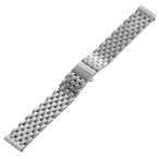 【並行輸入品】MICHELE MS18EA235009 デコ 18mm ステンレススチール シルバー 腕時計ブレスレット, ブレスレット、クラシ