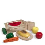ショッピングmelissa 【並行輸入品】Melissa & Doug 木製食品、マルチカラー Melissa & Doug Wooden Food, Multicolor