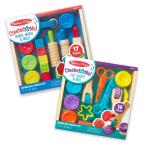 ショッピングmelissa 【並行輸入品】Melissa & Doug Clay Activity Bundle   Shape, Model, Mould, Cut, S