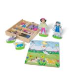 ショッピングmelissa 【並行輸入品】Melissa & Doug Best Friends Magnetic Dress up Pretend Play Set, M