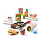 ショッピングmelissa 【並行輸入品】Melissa & Doug Fill & Fold Taco & Tortilla Set (Play Food, Slicea