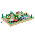 ショッピングmelissa 【並行輸入品】Take Along Railroad Playset Melissa & Doug Take Along Railroad Ta