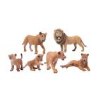 ショッピングLION 【並行輸入品】Flormoon Lion Toy 6pcs Realistico Lions Action Modello Plastica A
