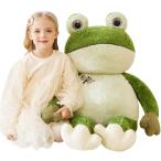 【並行輸入品】EARTHSOUND Giant Frog Stuffed Animal Plush Toy,Large Frog Jumbo C