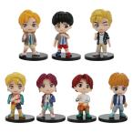 ショッピングbts 【並行輸入品】SurpriseSeptember BTS ケーキトッパー キャラクターセット アクションフィギュア おもちゃ BTS ミニフィギ