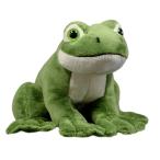 【並行輸入品】 lilizzhoumax Green Frog Plush Toy, 6.29inch Green Super Soft Rea