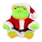 【並行輸入品】 DolliBu Santa Frog Stuffed Animal Plush Toy   Super Soft Wild An