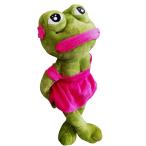 【並行輸入品】 Frog Plush Toy Magic Emotive Frog Stuffed Animal Meme Doll,17.7