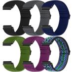 【並行輸入品】Runostrichクイックリリースナイロン腕時計バンド   幅を選択可能   18mm、19mm、20mm、22mm 伸縮性のあ