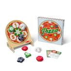 ショッピングmelissa 【並行輸入品】 Melissa & Doug Wooden Pizza Topping Throwing Games, Double Sided