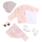 ショッピングGENERATION 【並行輸入品】 Our Generation Pink Faux Fur Coat Outfit   Fashion Accessory   1