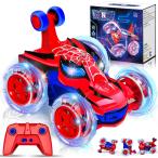 【並行輸入品】キッズトイ スパイダーRCカー 男の子用 4~7歳   クールなスパイダーモンスターリモートコントロールクローラートイ 360°フ