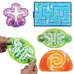 ショッピングスクイーズ 【並行輸入品】スクイーズ感覚おもちゃ 子供用 迷路フィジェットトイ 4個パック 自閉症用 ジェル入りスクイーズトイ グリッター ストレス不安解消
