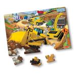 ショッピングmelissa 【並行輸入品】Melissa & Doug New!建築現場48ピース フロアパズル Melissa & Doug Building Site,