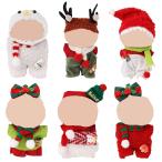 ショッピングsnowman 【並行輸入品】 6 Sets Christmas Doll Clothes, 17cm/6.7 Inches Doll Outfits Clot