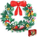ショッピングクリスマスリース 【並行輸入品】Loyratche クリスマスリース 組み立てセット ボタニカルコレクション フラワービルディングブロックキット レゴに対応 大人