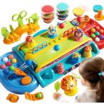 【並行輸入品】Yositochuan キッズトイ 生地バトルトイ   カラークレイキャノンボール&ヘアスタイルドール、Doh インタラクティブト