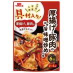イチビキ 具材入り! 厚揚げと豚肉のコク旨味噌炒めの素 145g×10袋入×(2ケース)｜ 送料無料
