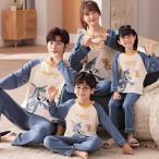 トムとジェリー親子パジャマ親子ペアルック ベビー 親子コーデ パーカー 重ね着風 長袖 親子コーデ 家族お揃い ペアルック