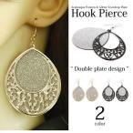 Yahoo! Yahoo!ショッピング(ヤフー ショッピング)ピアス アラベスク柄 グリッター しずく型 プレート 夏 レディース 得トク2WEEKS0318