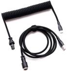  очарован пружина тип abieita- кабель [USB-A - USB-C] пружина кабель проводной механический клавиатура ge-ming клавиатура custom TYPE-C ( все черный )