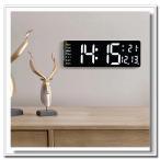 壁掛け時計 大型 3D 置き時計 調色 壁掛け時計 リモコン操作 デジタル LED 掛け時計 置き時計 ギフト包装 時計 ウォールクロック リビング