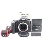 ショッピングEOS シャッター数6547枚 CANON EOS 80D ボディ ブラック デジタル一眼レフカメラ キヤノン