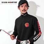 ゴルフウェア メンズ トップス ブランド ロゴ 長袖 モックネック ゴルフ 服 機能性 速乾 ストレッチ 伸縮性 カジュアル 春 秋 冬 インナー20代 30代 40代 50代