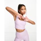  commando -(Commando) lady's bare top * tube top * cropped pants tops Co-Ord Faux Leather Square Neck Crop Top In Lilac ( lavender )