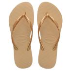 ハワイアナス (Havaianas) レディース ビーチサンダル シューズ・靴 Slim (Golden)