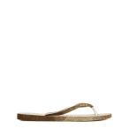 ショッピングハワイアナス ハワイアナス (Havaianas) レディース ビーチサンダル シューズ・靴 Sparkle Flip Flops (Sand Grey)