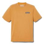 ティンバーランド (Timberland) メンズ Tシャツ トップス Woven Badge T-shirt (Wheat Boot)