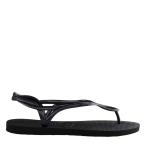ショッピングハワイアナス ハワイアナス (Havaianas) レディース ビーチサンダル シューズ・靴 Luna Flip Flops (Black)