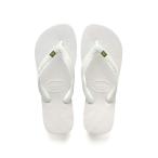 ハワイアナス (Havaianas) レディース ビーチサンダル シューズ・靴 Brazil Flip Flops (White)