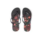 ショッピングhavaianas ハワイアナス (Havaianas) レディース ビーチサンダル シューズ・靴 Slim Organic Flip Flop Sandal (Black/Pink)