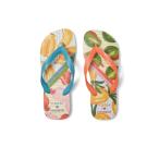 ショッピングハワイアナス ハワイアナス (Havaianas) レディース ビーチサンダル シューズ・靴 Top Farm Fruit Linen Flip Flop Sandal (Orange Citrus)