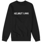 ヘルムート ラング (Helmut Lang) メンズ スウェット・トレーナー トップス Core Logo Crew Sweat (Black)