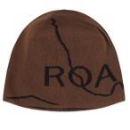 ロア (ROA) メンズ ニット 帽子 Logo Beanie (Brown)