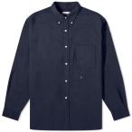 ナナミカ (Nanamica) メンズ シャツ トップス Button Down Wind Shirt (Dark Navy)