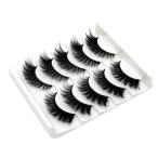 ソフトで快適な5ペア3Dミンクヘアつけまつげナチュラルシックロングセット