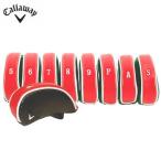 キャロウェイ デラックス アイアン ヘッドカバー 9個セット #4 #5 #6 #7 #8 #9 P A S 表示 US仕様 Black/Red/White