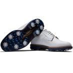 フットジョイ 2024 Premiere Series - Field　ゴルフシューズ　#54396　White / Navy　US仕様 [FootJoy　防水　プレミアムシリーズ　フィールド　スパイク]