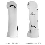 ジョーンズ JONES ヘッドカバー UT ユーティリティ用 日本正規品 JONES WHITE / MONOGRAM WHITE