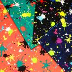 生地 布地 布 無料レシピ有 PaintSplatters オックス生地 再入荷3回目 ペイント ペンキ 飛び散る 入園 入学 学校 学校準備 巾着 50cm単位